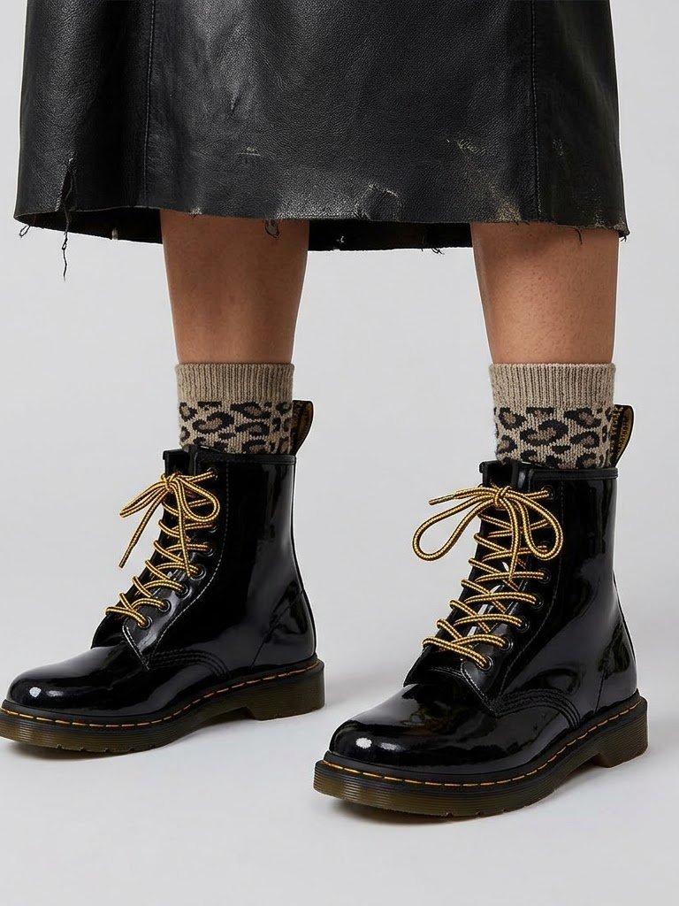 Dr. Marten’s Air Wair Black Boots Size 8